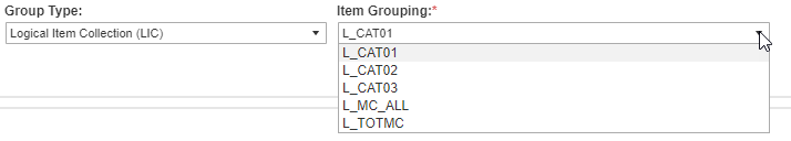 LIC selections